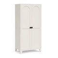 Dwudrzwiowa Szafa z MDF 180x90x45 cm Kremowa